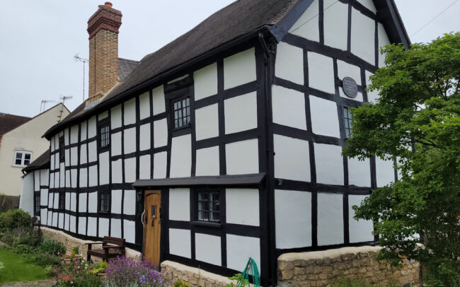 The Almonry restoration in Worcestershire rear view