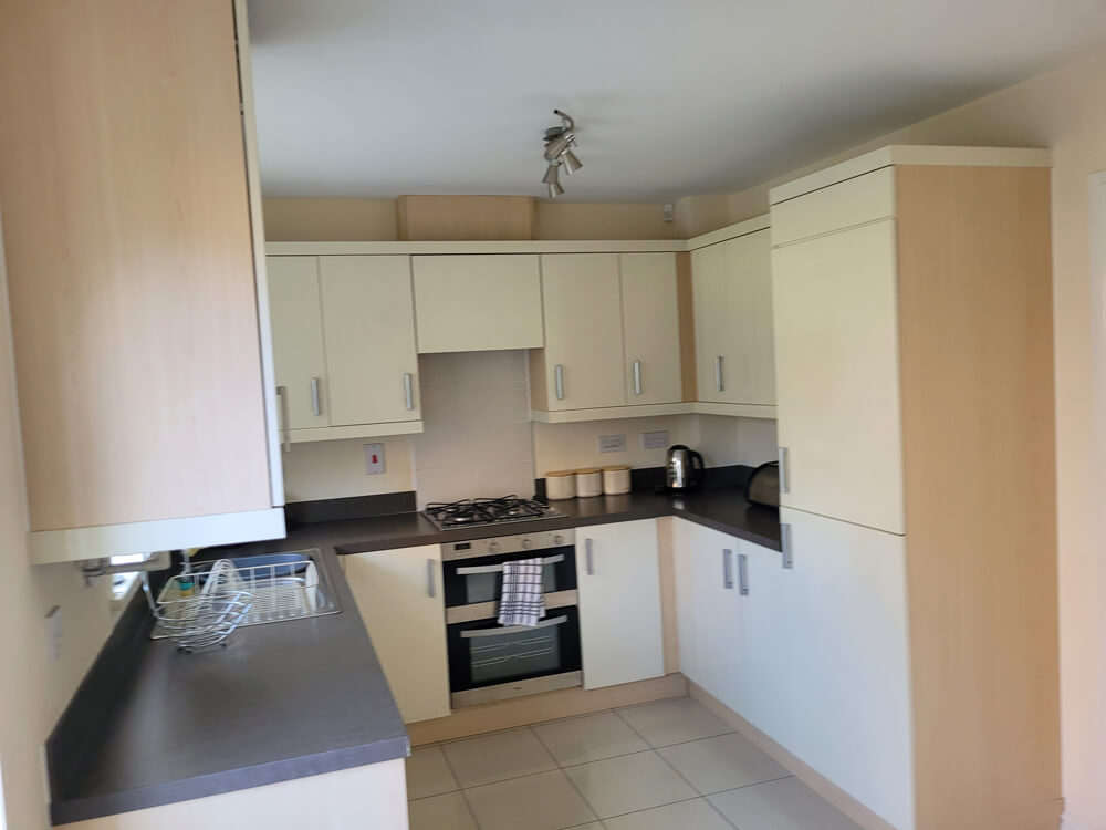 Kitchen in West Heath Birmingham property Survey by David Simmonds Surveyor